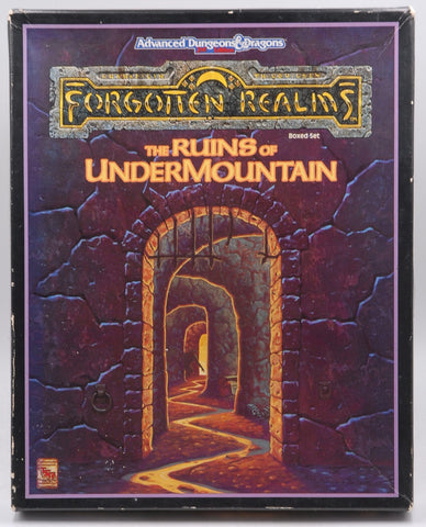 Ruins of UnderMountain (AD&D 2nd Ed. Fantasy Roleplaying, Forgotten Realms), by Greenwood, Ed  