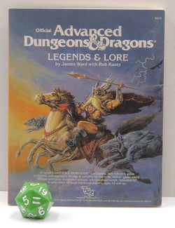 Legends & Lore AD&D Mini Book Miniature, by James Ward, Rob Kuntz  