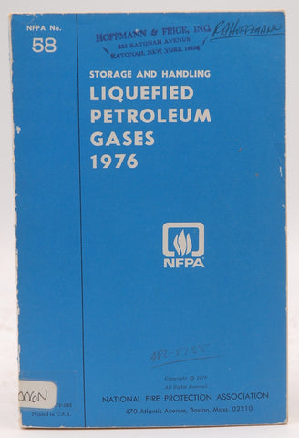 1976 NFPA 58 Liquefied Petroleum Gases, by Staff  