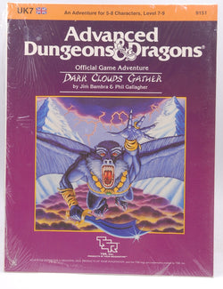 AD&D UK7 Dark Clouds Gather SW, by Jim Bambra, Phil Gallagher  