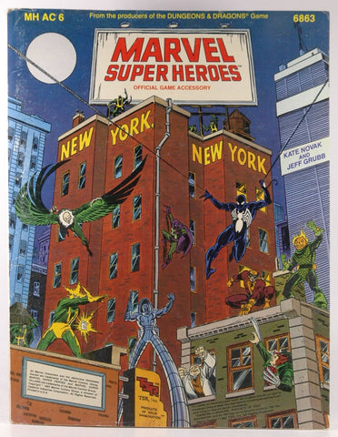 New York, New York (Marvel Super Heroes Module MHAC6), by Grubb, Jeff  