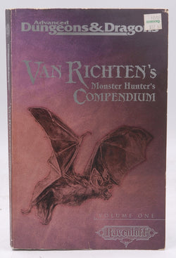 AD&D 2e Van Richten's Monster Hunter's Compendium Vol 1 Water Damaged, by Staff  