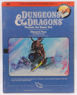 Blizzard Pass (Dungeons & Dragons Module M1), by Cook, David  