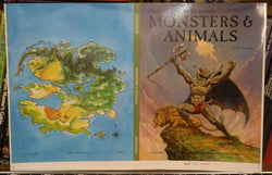 Printers Cover Proof for Monsters & Animals by Palladium Games RPG, by Kevin Siembieda  