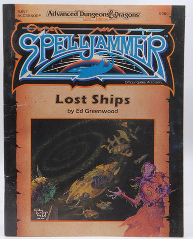 AD&D Spelljammer Lost Ships VG++, by Ed Greenwood  
