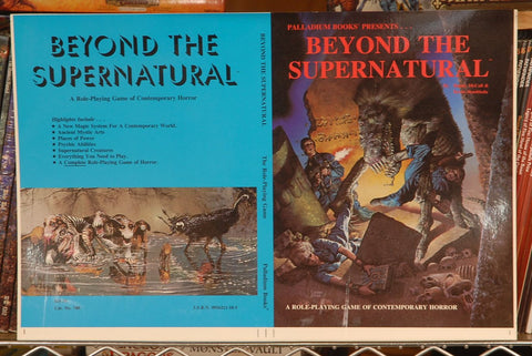 Printers Cover Proof Beyond the Supernatural Palladium RPG, by Randy McCall, Kevin Siembieda  