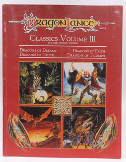 AD&D Dragonlance Classics Volume III VG+ With Map, by Staff  