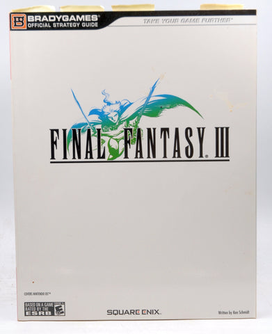 Final Fantasy III: Bradygames Official Strategy Guide, by BradyGames  