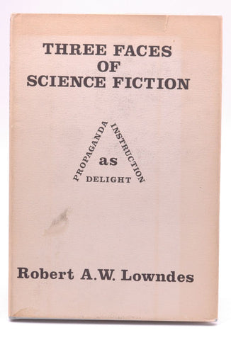 Three faces of science fiction, by Lowndes, Robert W Signed First Edition