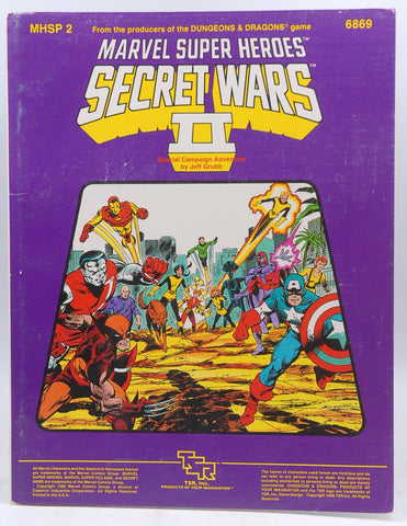 Secret Wars II (Marvel Super Heroes Module MHSP2), by Grubb, Jeff  