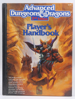 AD&D 2nd Ed Player's Handbook Original Cover, by Staff  