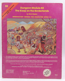 D&D B/X B2 The Keep on the Borderlands, by Gary Gygax  