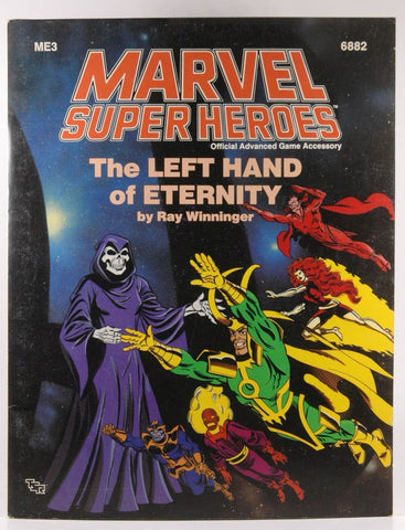 TSR Marvel Super HeroesThe Left Hand of Eternity G+, by Ray Winninger  