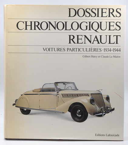 Dossiers chronologiques Renault (French Edition), by Hatry, Gilbert  