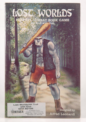 Lost Worlds Fantasy Combat Book Game : Hill Troll With Club # 1006 (1006), by Leonardi, Alfred ( Designed By )  