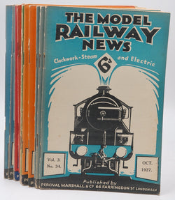 Lot of 15 Issues of The Model Railway News; 1927 1928 34-48, by Various  