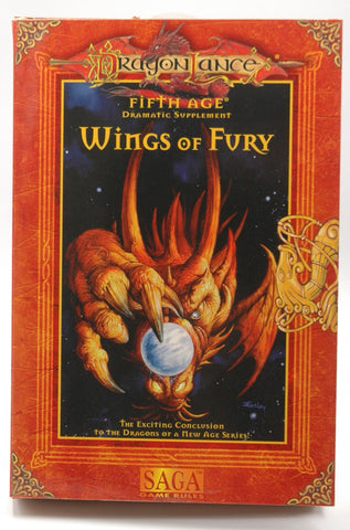 WINGS OF FURY (Dragonlance Fifth Age Dramatic Adventure Game), by Niles, Douglas  