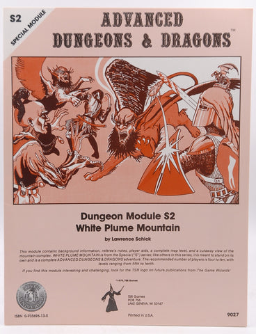 TSR Silver Anniversary S2 White Plume Mountain, by Lawrence Schick  