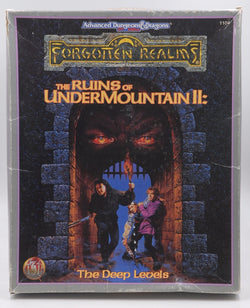 The Ruins of Undermountain II: The Deep Levels (Forgotten Realms Campaign Adventure), by Ritchie, Norm, Rabe, Jean, Bingle, Donald  