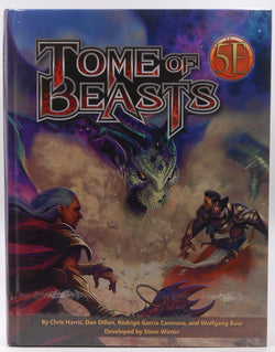 Tome of Beasts 5th Ed D&D, by Harris, DIllon, et al  