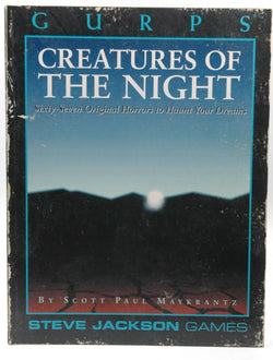 Gurps: Creatures of the Night, by Maykrantz, Scott  