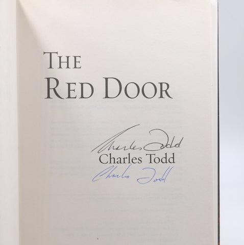 The Red Door (Inspector Ian Rutledge Mysteries), by Todd, Charles Signed First Edition