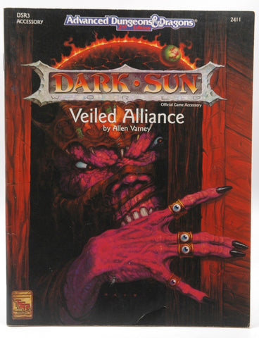 Veiled Alliance (AD&D/Dark Sun Accessory DSR3) (DSR3, Advanced Dungeons & Dragons, 2nd Edition, 2411), by Varney, Allen  