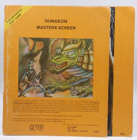 AD&D Dungeon Masters Screen 9024 Fair, by Staff  