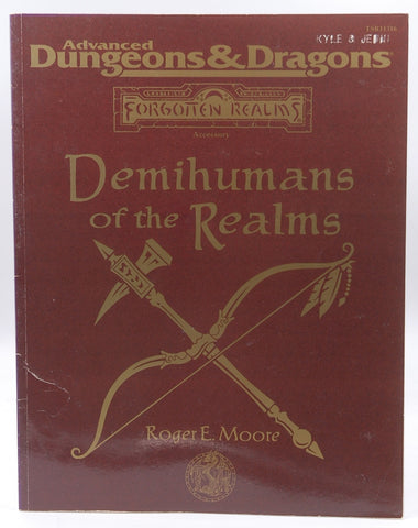 DEMIHUMANS OF THE REALMS (Advanced Dungeons & Dragons: Forgotten Realms Assessory), by Roger Moore  