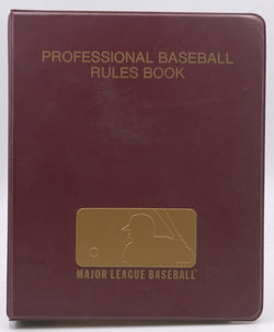 1988 Professional Baseball Rules Book, by Major League Baseball  