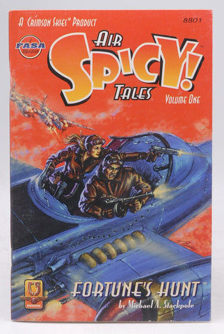 Crimson Skies: Air Spicy Tales Vol.1 : Fortune's Hunt, by FanPro,Michael A. Stackpole Signed 