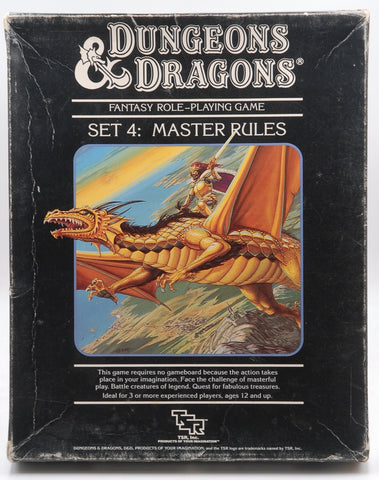 Dungeons & Dragons Set 4: Master Rules, by   