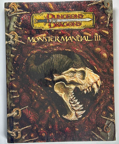 Monster Manual III (Dungeons & Dragons d20 3.5 Fantasy Roleplaying Supplement) (No. 3), by Wizards Of The Coast  