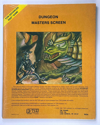 AD&D Dungeon Masters Screen 9024 SW, by   