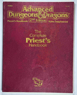 The Complete Priest's Handbook, Second Edition (Advanced Dungeons & Dragons: Player's Handbook Rules Supplement #2113, by Aaron Allston  