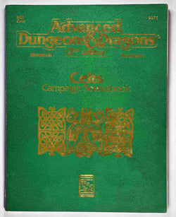 Celts Campaign Sourcebook (Advanced Dungeons & Dragons Historical Reference, 2nd Edition), by Davis, Graeme  