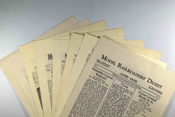 8 Issues of Model Railroader's Digest 1936, by Many  