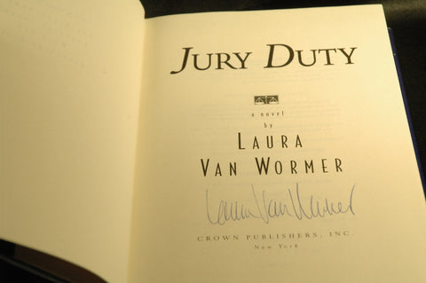 Jury Duty, by Laura Van Wormer Signed First Edition