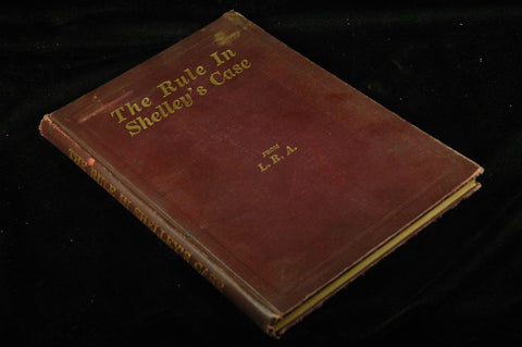 Rule In Shelley's Case, by Lawyers Cooperative  