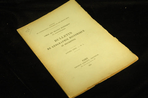 Bulletin De G?ographie Historique Et Descriptive Annee 1890 no 1, by   