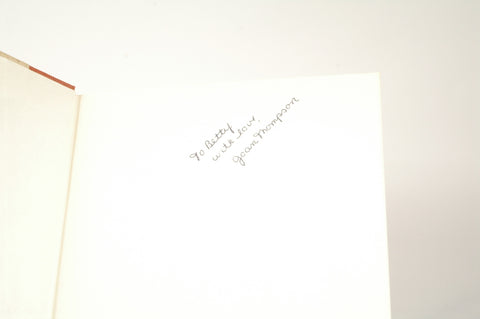Marblehead, by Thompson, Joan Signed First Edition