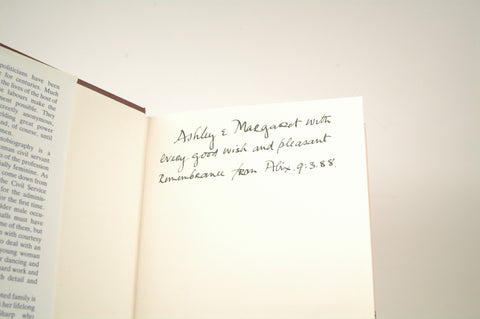 Public Servant, Private Woman, by Meynell, Dame Alix Signed 