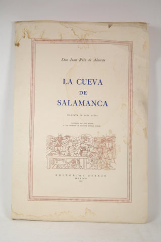 La Cueva De Salamanca Comedia En Tres Actos, by Alarcon, Don Juan Ruiz De  