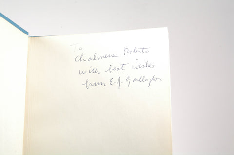 George H. Moses [US Senator, 1918-1933] : A Profile, by Gallagher, Edward J. Signed 